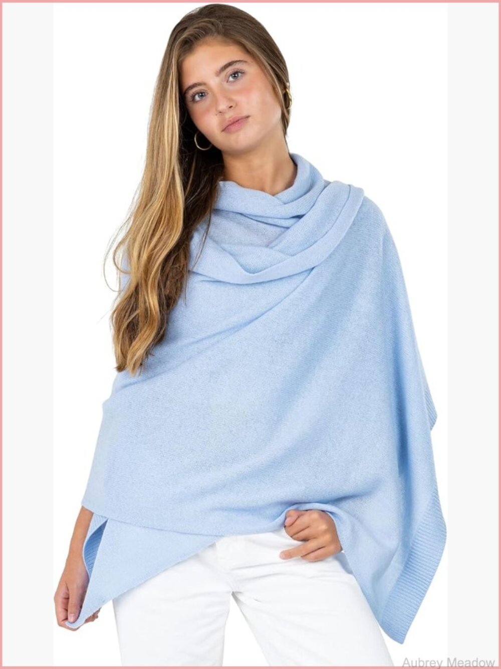 Luxury Knitted Cashmere Blend Wrap Shawl Pashmina Stole Travel Scarf